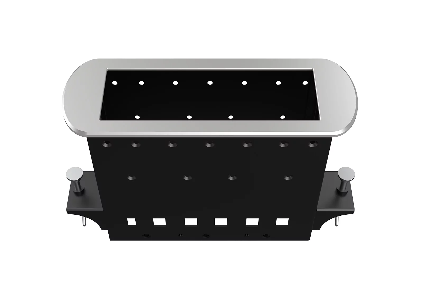Прямоугольный металлический корпус Wize Pro WRTS-M-6BOX-S 3