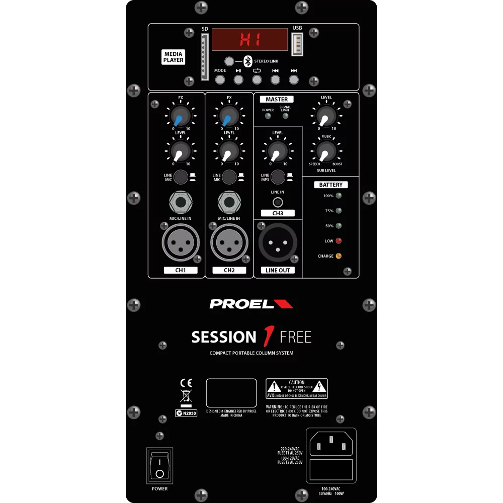 Активная акустическая система PROEL SESSION1FREE 4