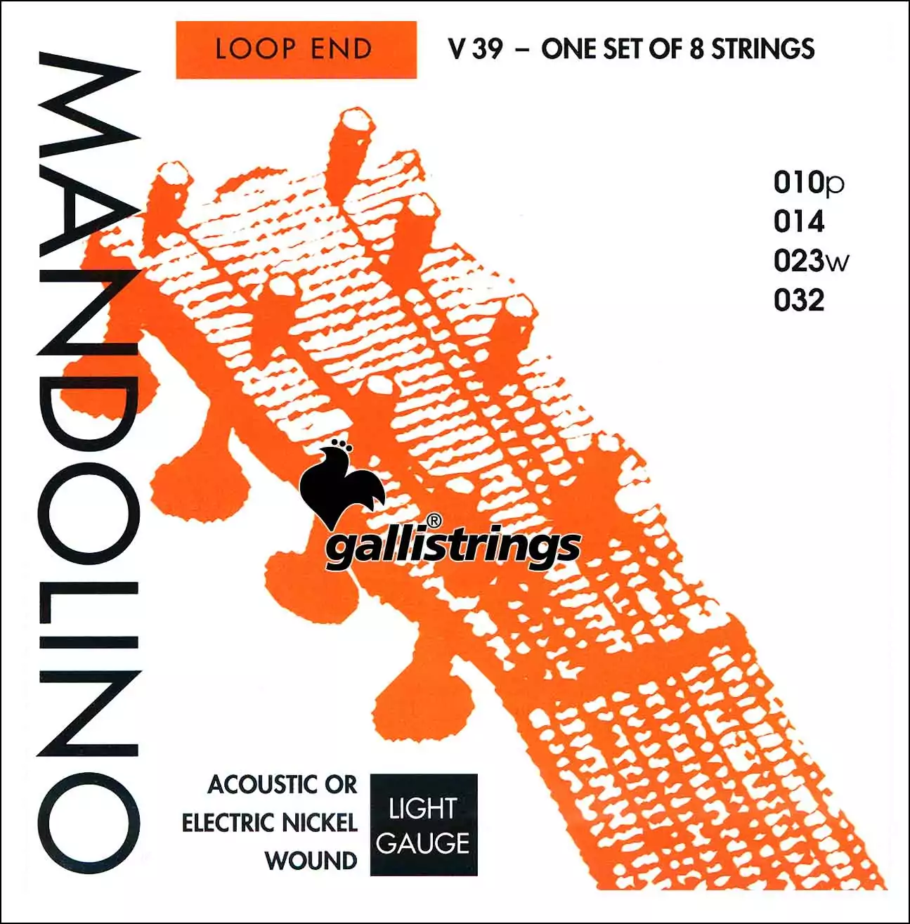 Комплект струн GALLI STRINGS V039