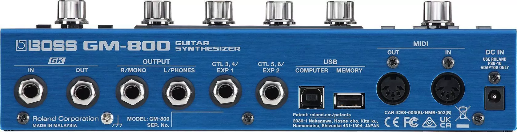 Гитарный/басовый синтезатор BOSS GM-800 2