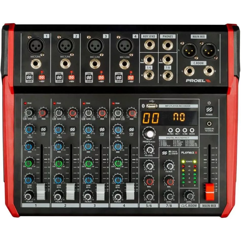 Микшерный пульт PROEL PLAYMIX8 2