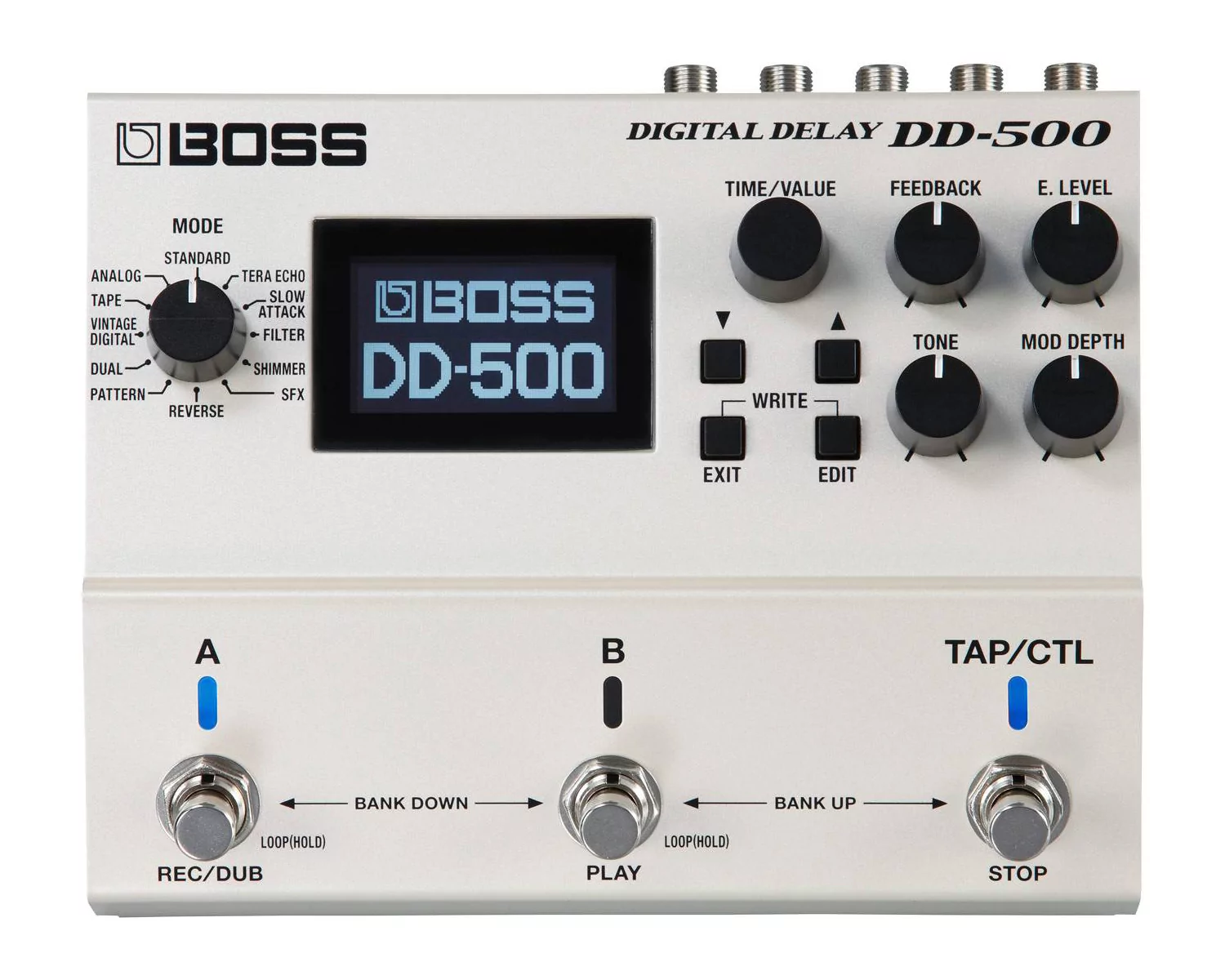 Флагманская педаль цифровой задержки BOSS DD-500
