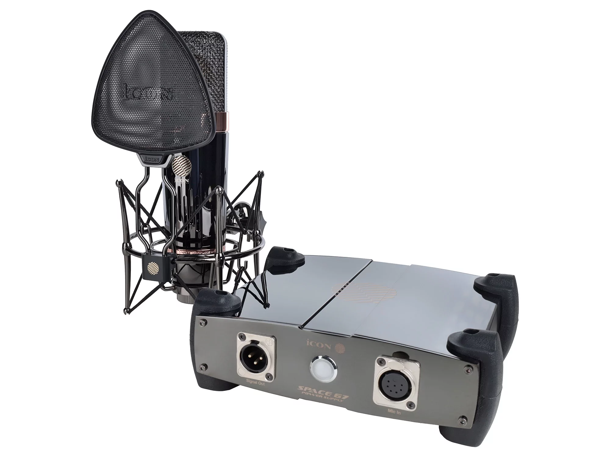 Профессиональный студийный ламповый микрофон Icon Space 67 44