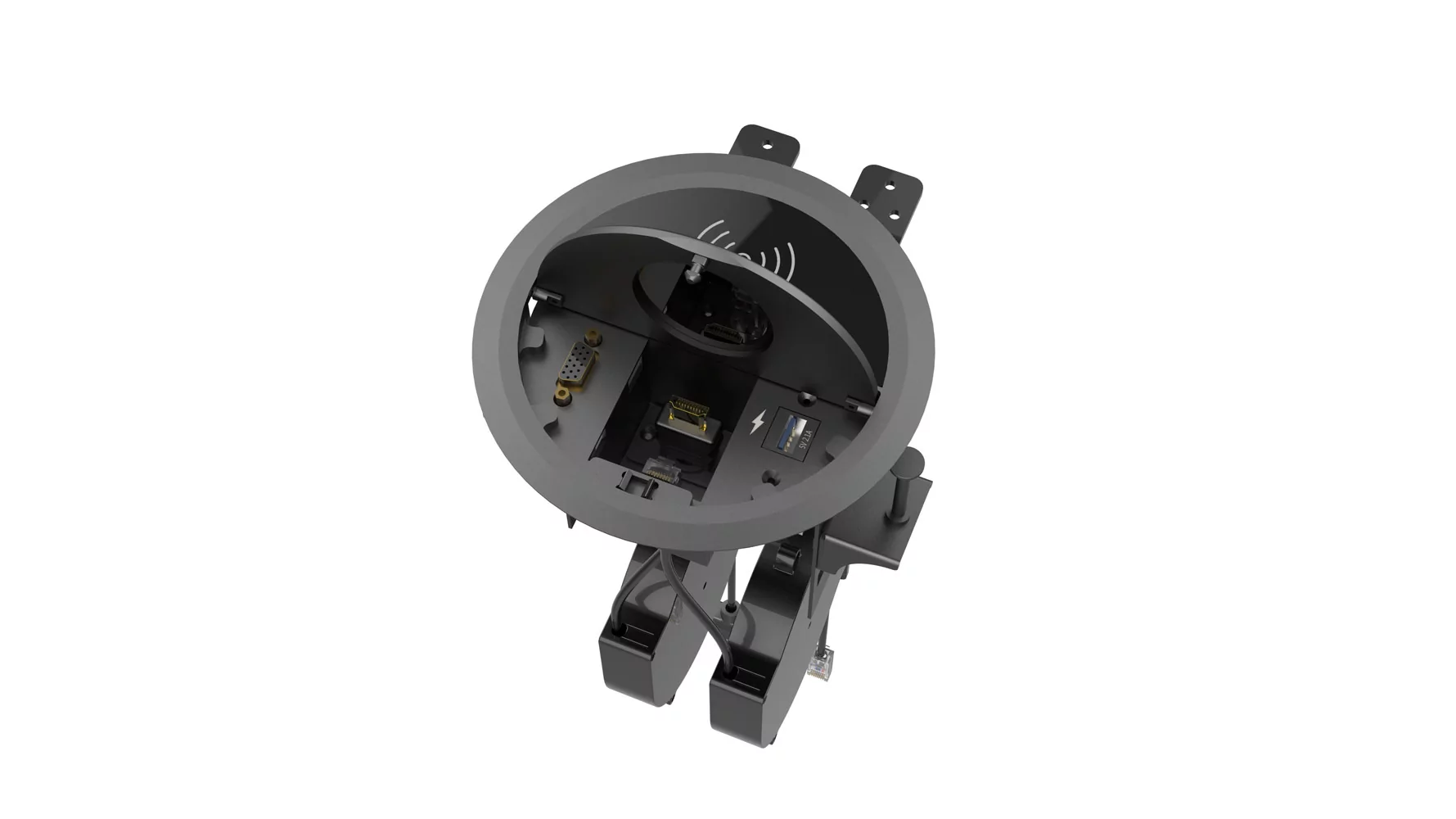 Круглый архитектурный лючок Wize Pro WRTS-SR-B 6