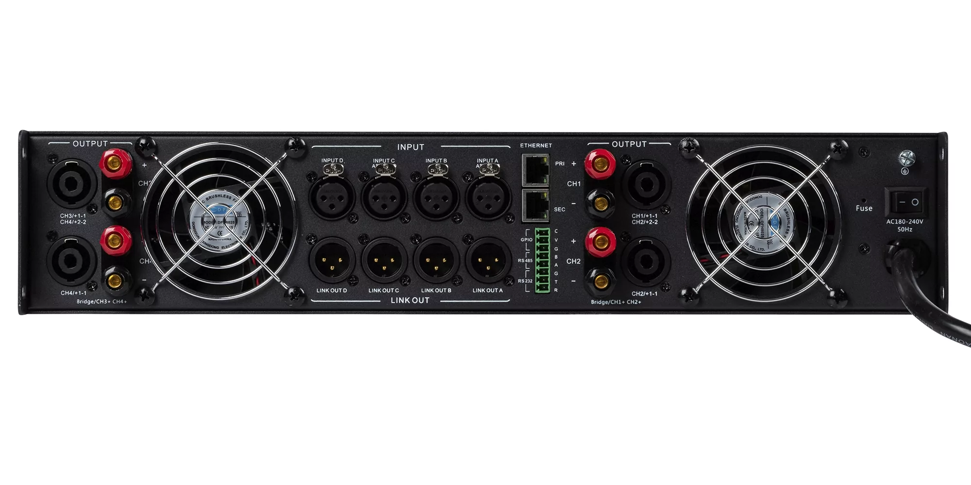 Усилитель Intrend ITAMP-4x2K-TD 3