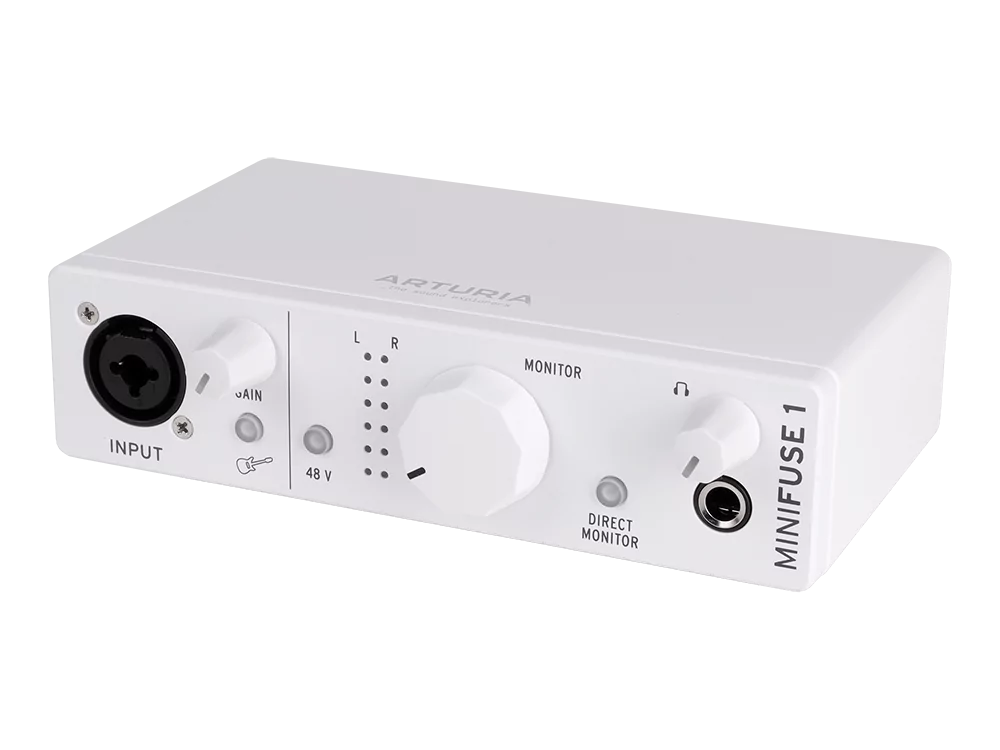 Аудиоинтерфейс USB Arturia MiniFuse 1 White 4