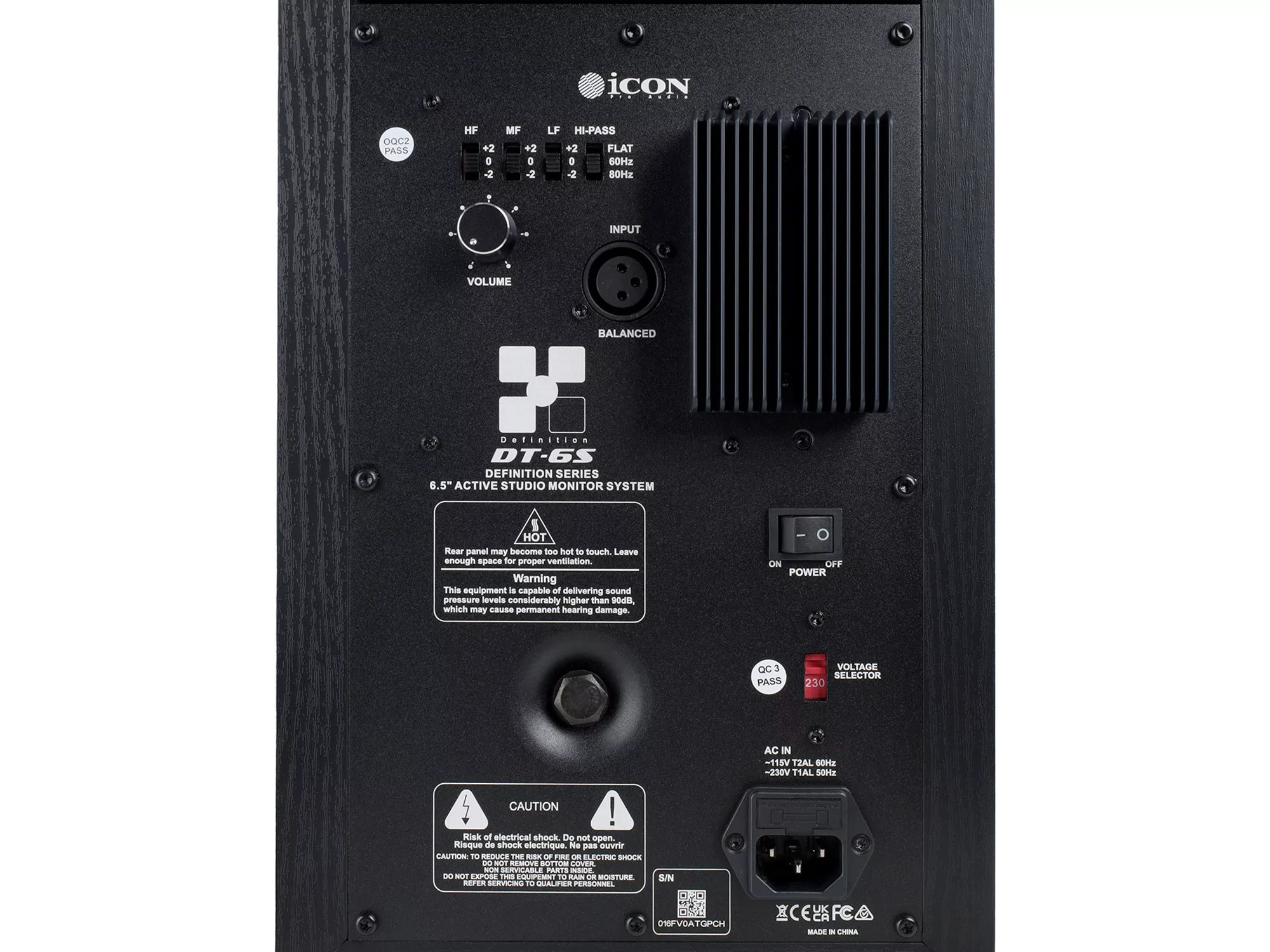 Акустическая система (студийный монитор) Icon DT-6S 14