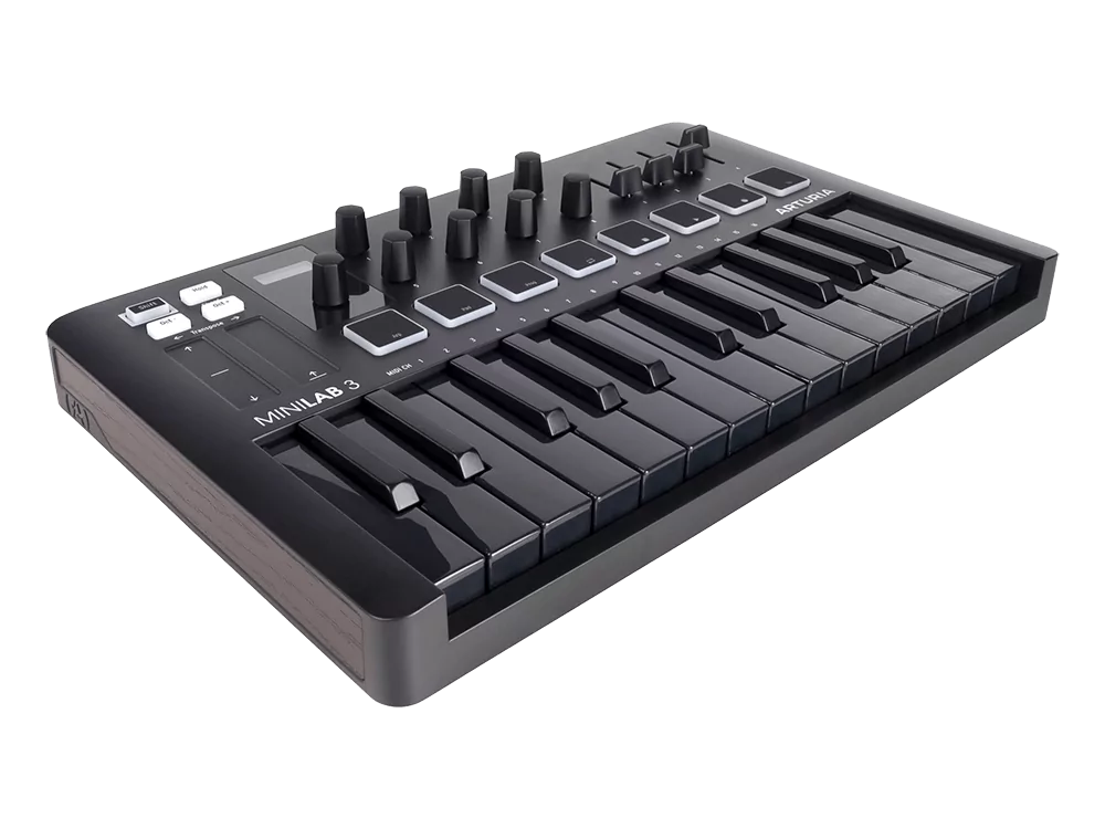 MIDI клавиатура Arturia MiniLAB 3 Deep Black 2