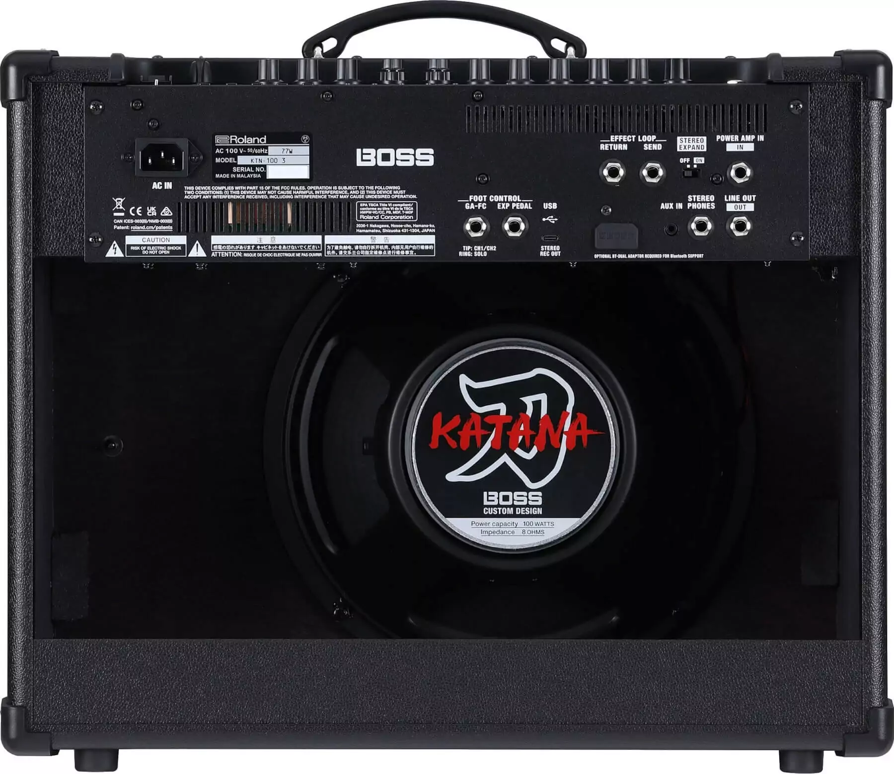 Гитарный комбоусилитель BOSS KTN-100 Gen3 3
