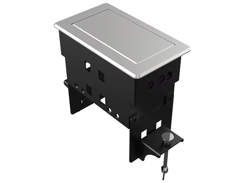 Прямоугольный металлический корпус Wize Pro WRTS-04BOX-S 4