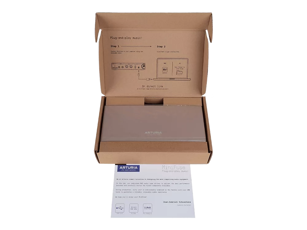 Аудиоинтерфейс USB Arturia MiniFuse 2 Champagne 8