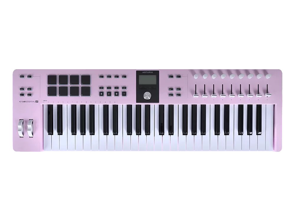 MIDI клавиатура Arturia KeyLab Essential 49 mk3 Rose Quartz
