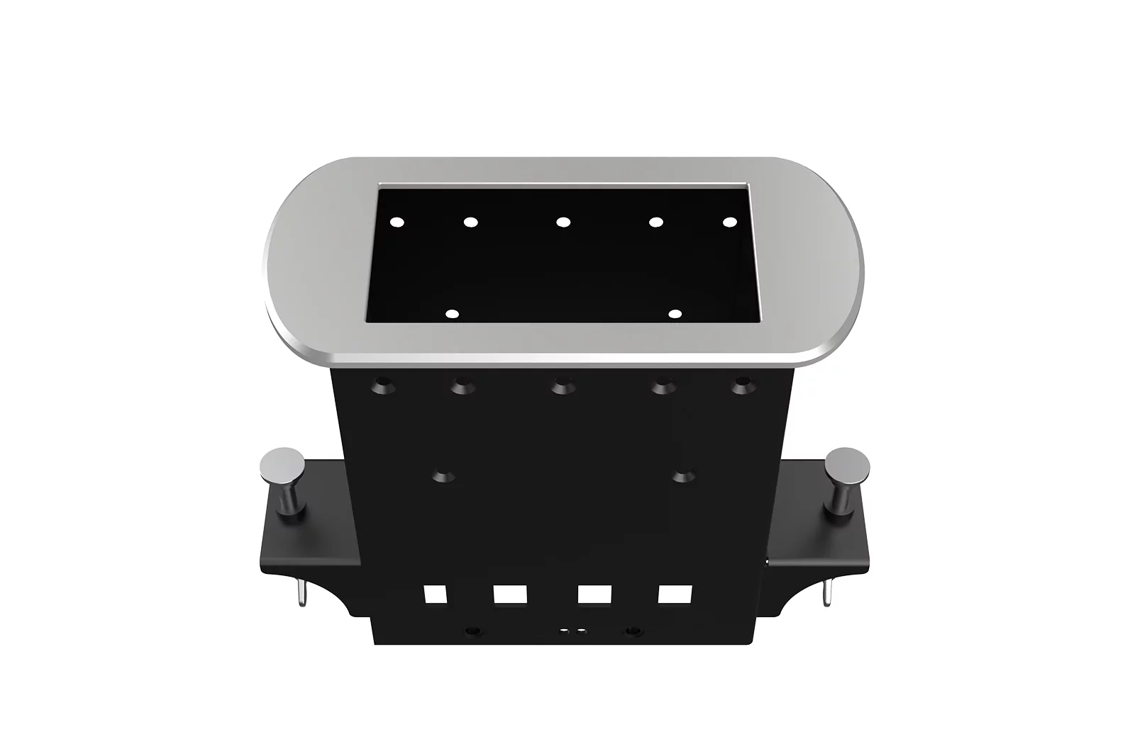 Прямоугольный металлический корпус Wize Pro WRTS-M-4BOX-S 3