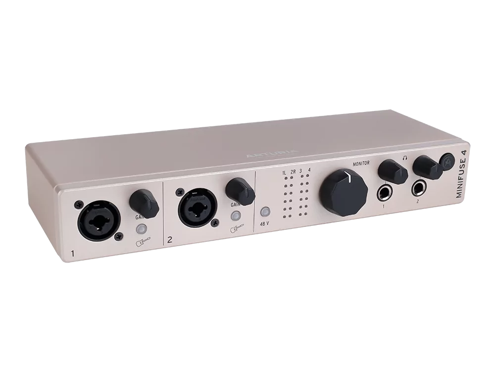 Аудиоинтерфейс USB Arturia MiniFuse 4 Champagne 8