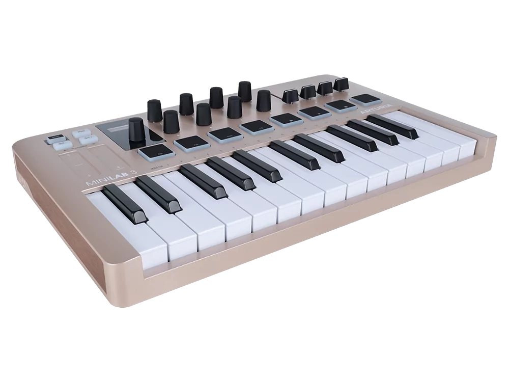MIDI клавиатура Arturia MiniLAB 3 Champagne 2