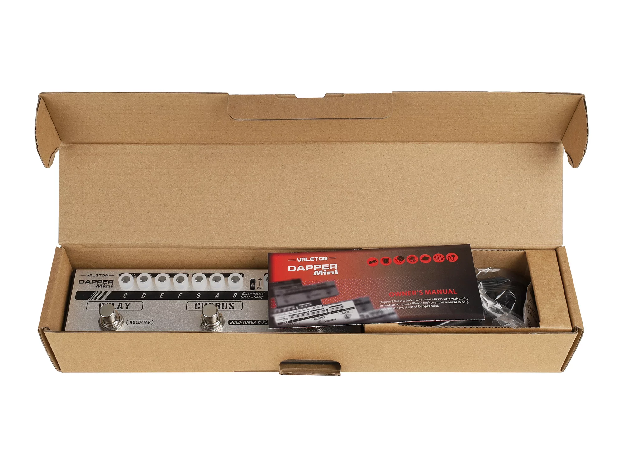 Напольная компактная гитарная педаль Dapper Mini Valeton MES-1 12