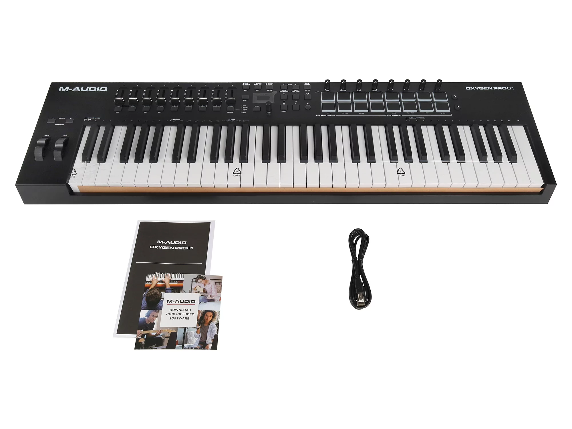 MIDI клавиатура M-audio Oxygen Pro 61 7