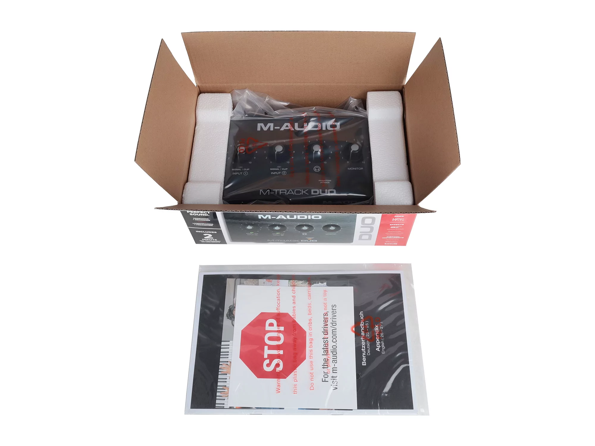 Аудиоинтерфейс USB M-audio M-Track Duо 8