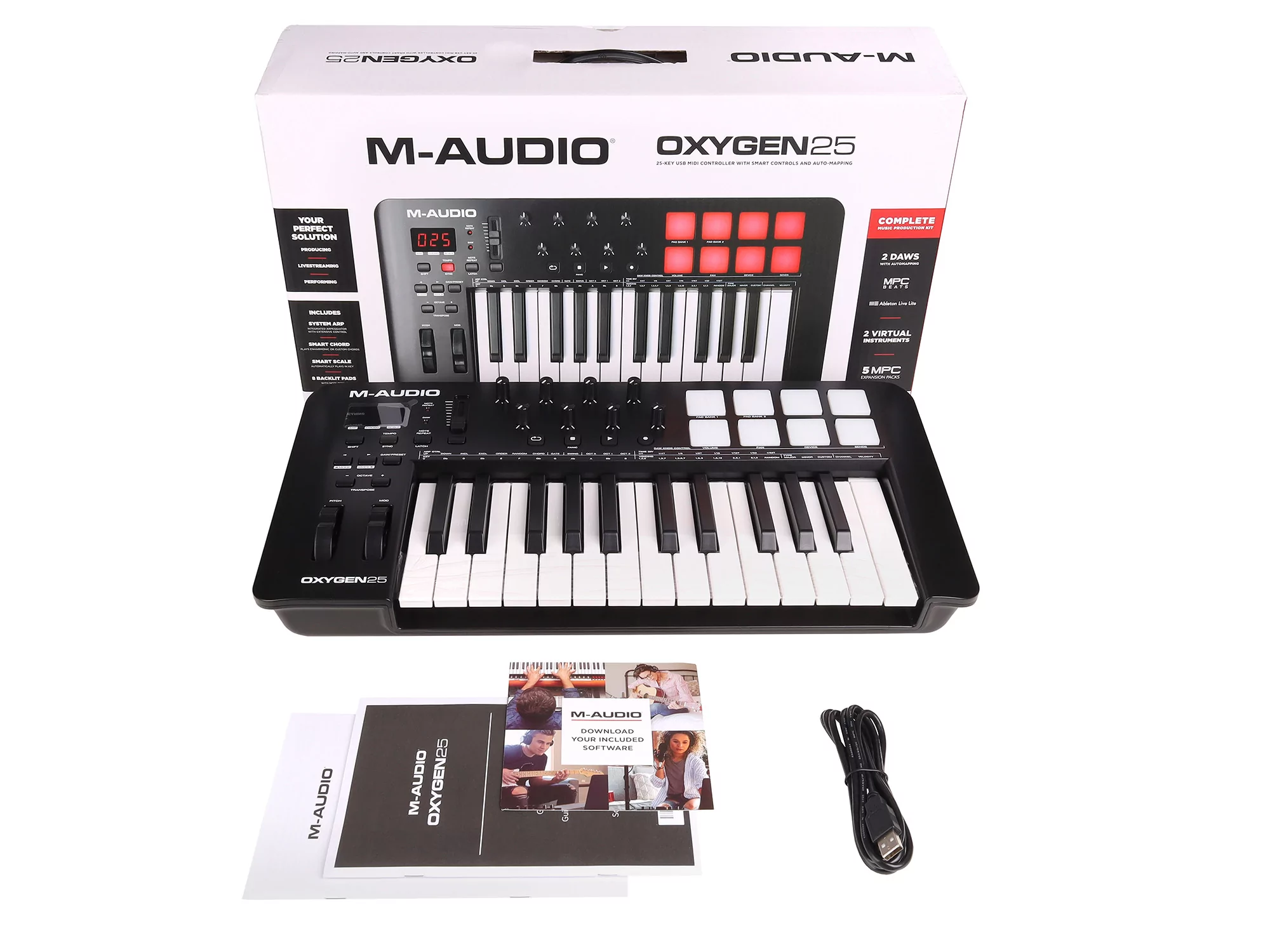 MIDI клавиатура M-audio Oxygen 25 MKV 14
