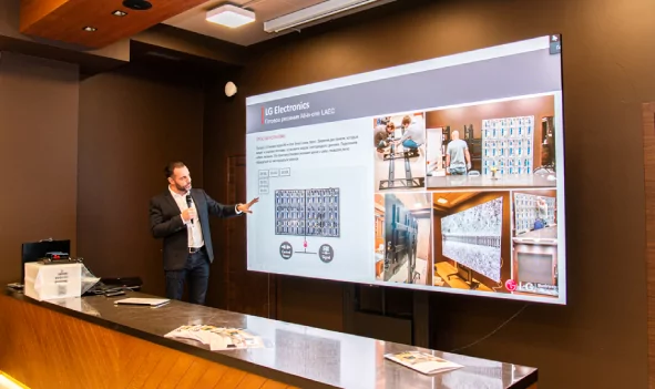 В AUVIX состоялся премьерный показ LED-экрана LG LAEС015
