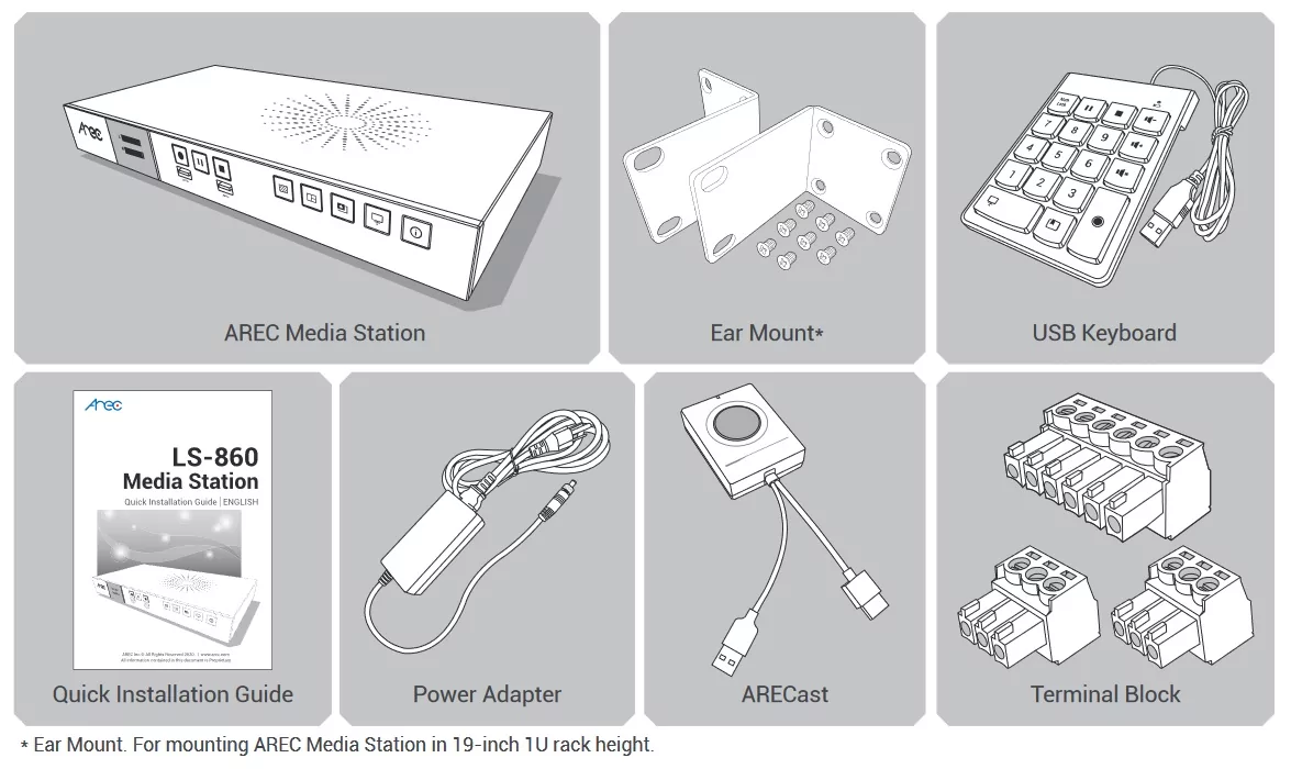 Рекордер AREC LS-860 4