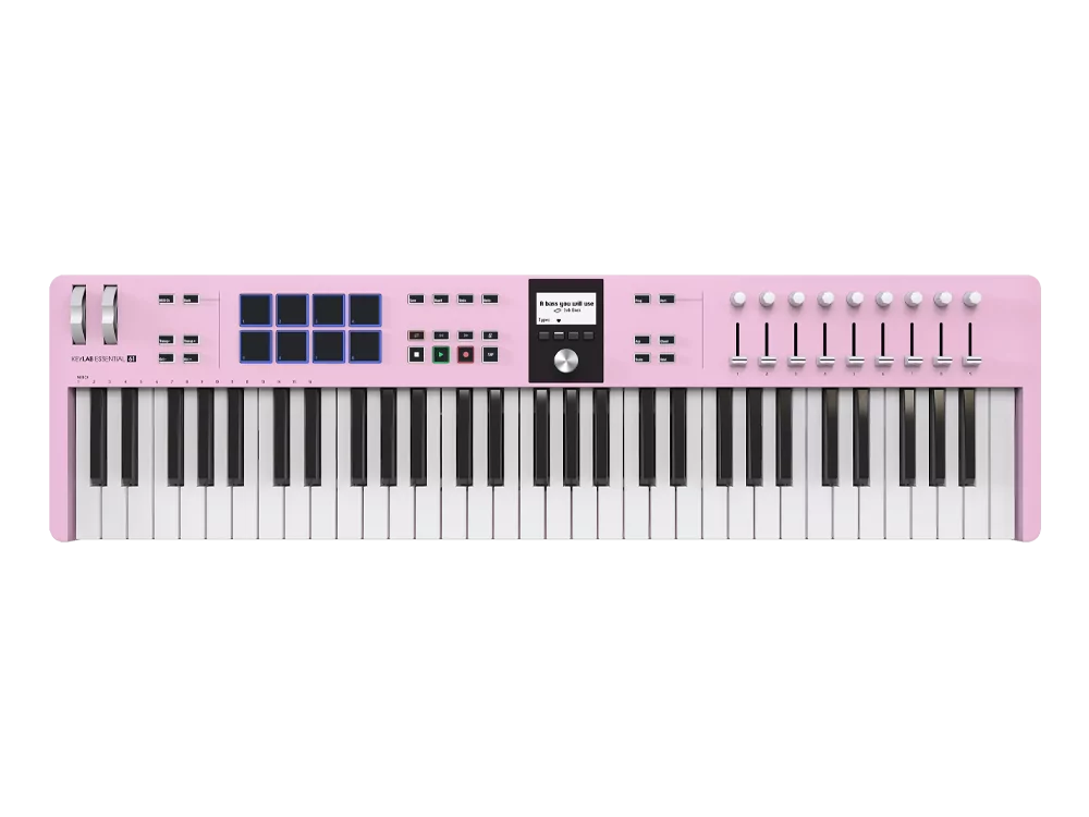 MIDI клавиатура Arturia KeyLab Essential 61 mk3 Rose Quartz