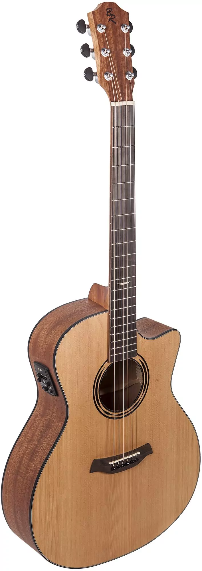 Электроакустическая гитара BATON ROUGE AR11C/ACE-W 2