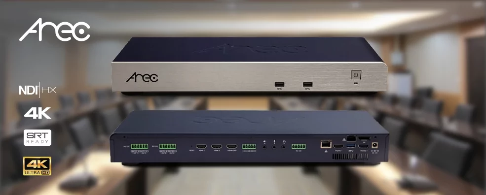 Медиастанция Arec DS-9CU 4K с функцией трекинга на ISE2025