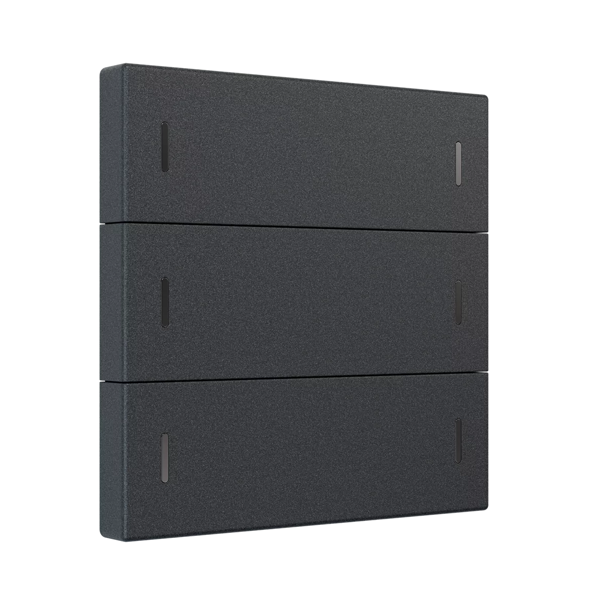 Сценарный выключатель, Amsterdam 02, 3-кл, dc, Графит iRidi Ddc-02-0304