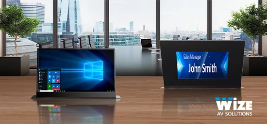 Выдвижные мониторы Wize со встроенным компьютером