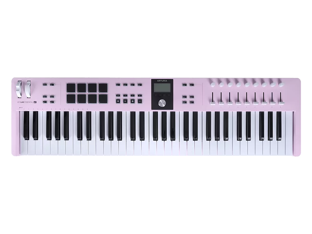 MIDI клавиатура Arturia KeyLab Essential 61 mk3 Rose Quartz