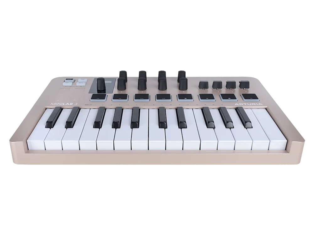 MIDI клавиатура Arturia MiniLAB 3 Champagne 3