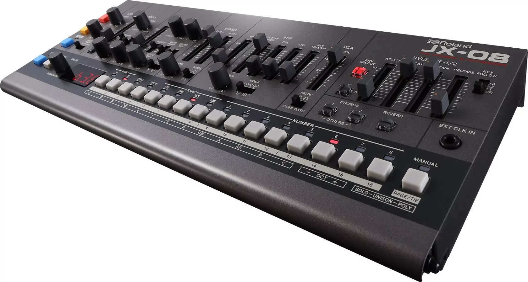 Компактный настольный синтезатор ROLAND JX-08 3