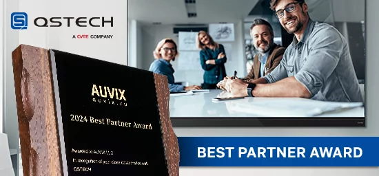 AUVIX – лауреат награды Best Partner Award от QSTECH