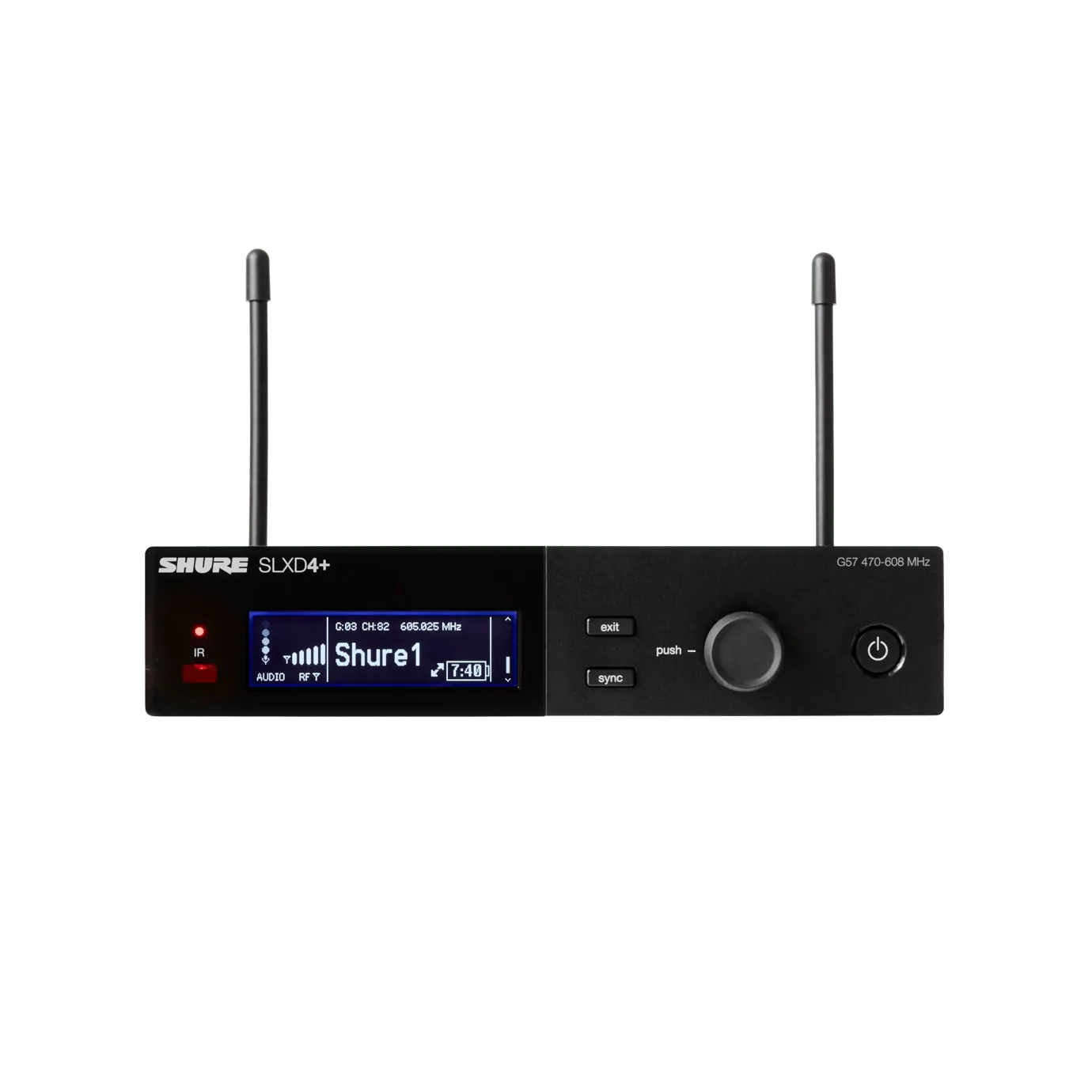 Цифровой одноканальный приемник SHURE SLXD4+E=-G65 2