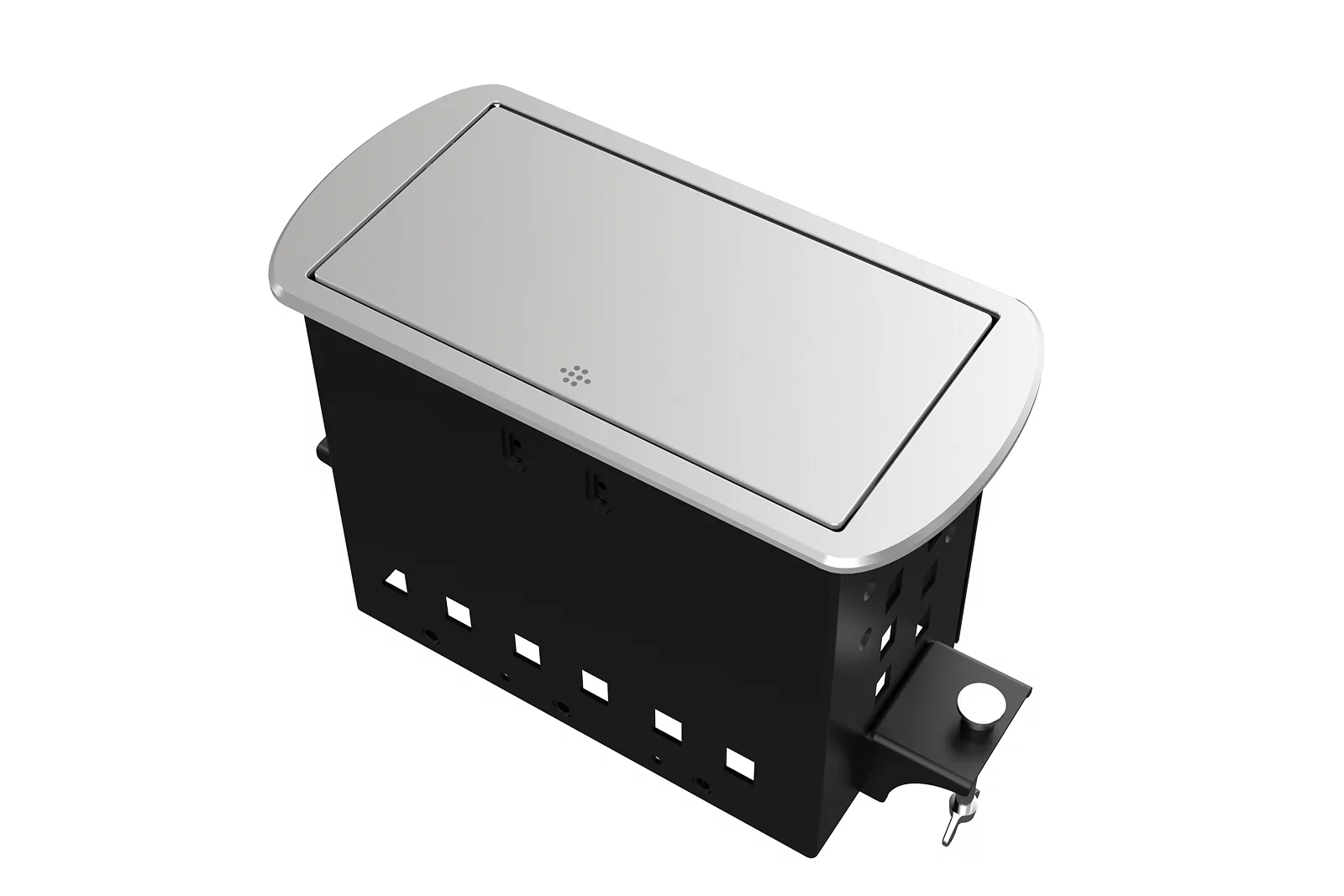 Прямоугольный металлический корпус Wize Pro WRTS-M-6CBOX-S 4