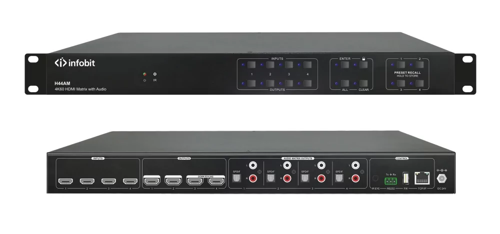 Матричный коммутатор Infobit iMatrix H44AM