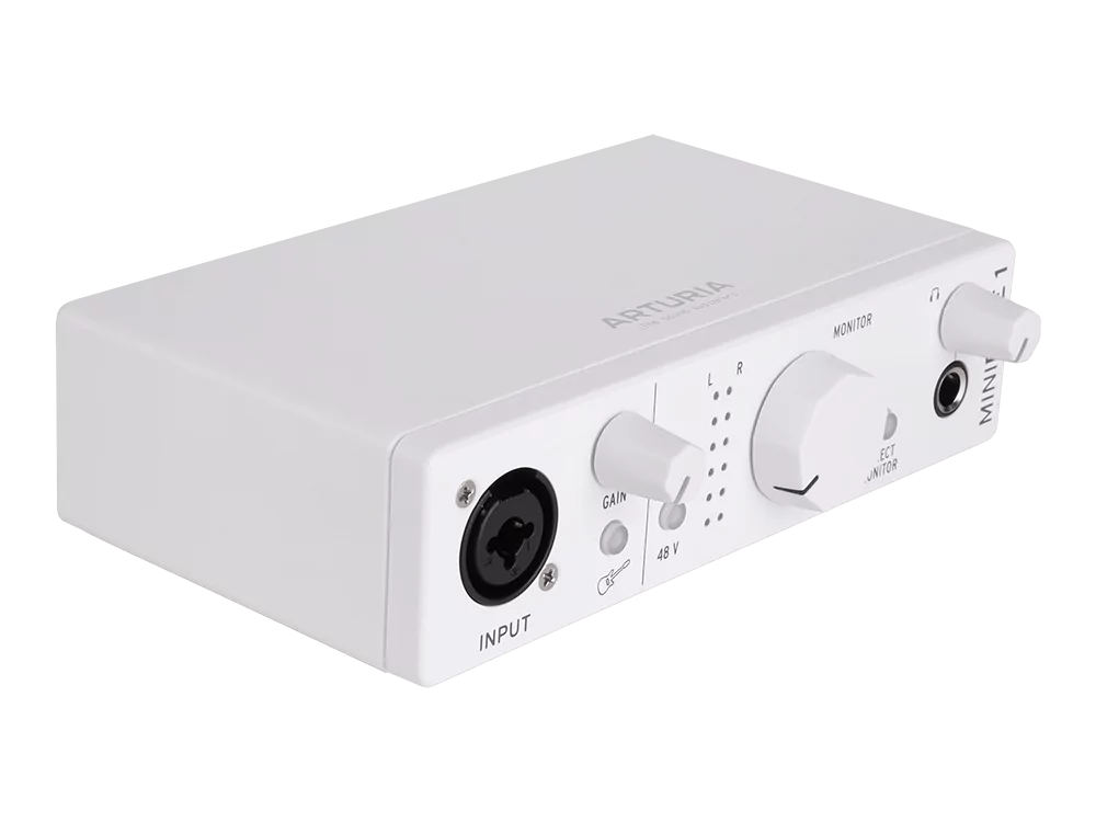 Аудиоинтерфейс USB Arturia MiniFuse 1 White 2