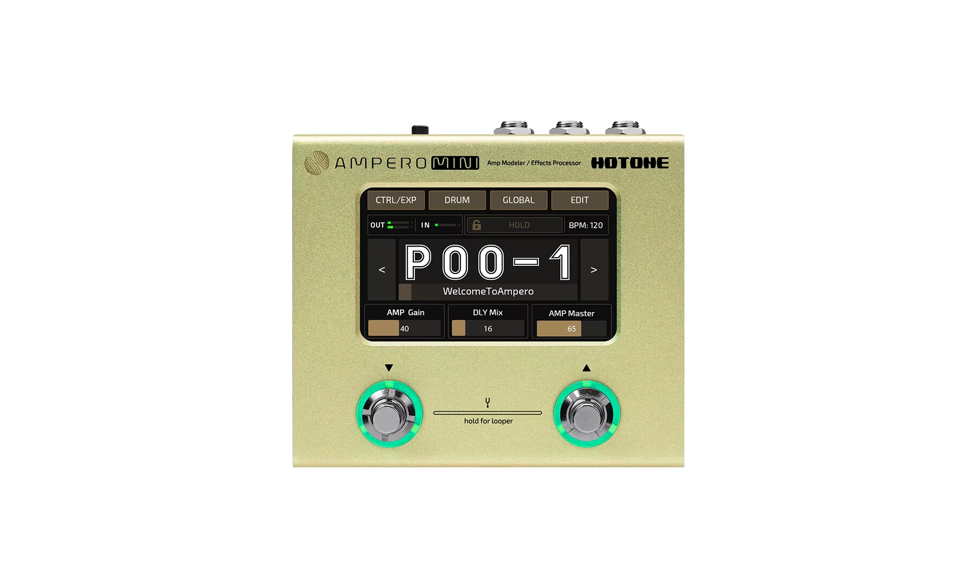 Процессор эффектов Hotone Ampero Mini (Mustard)