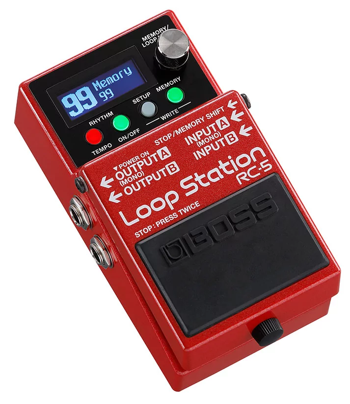 Продвинутая гитарная педаль лупера BOSS RC-5