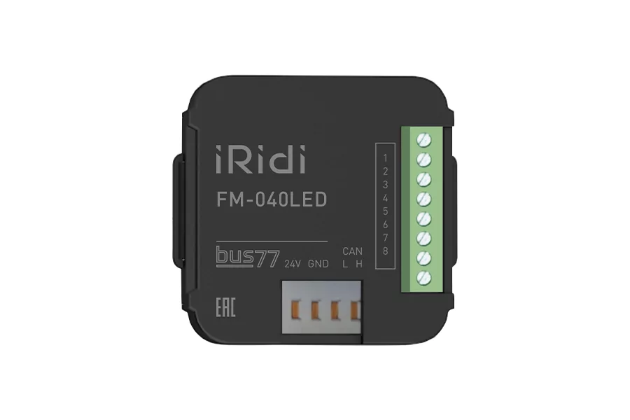 Малогабаритный модуль управления светодиодными лентами iRidi FM-040LED