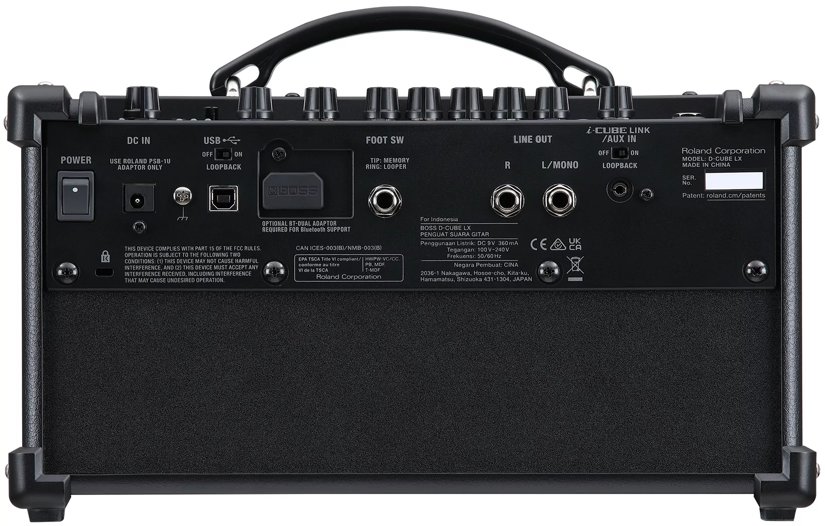 Компактный гитарный комбоусилитель BOSS D-CUBE-LX 7