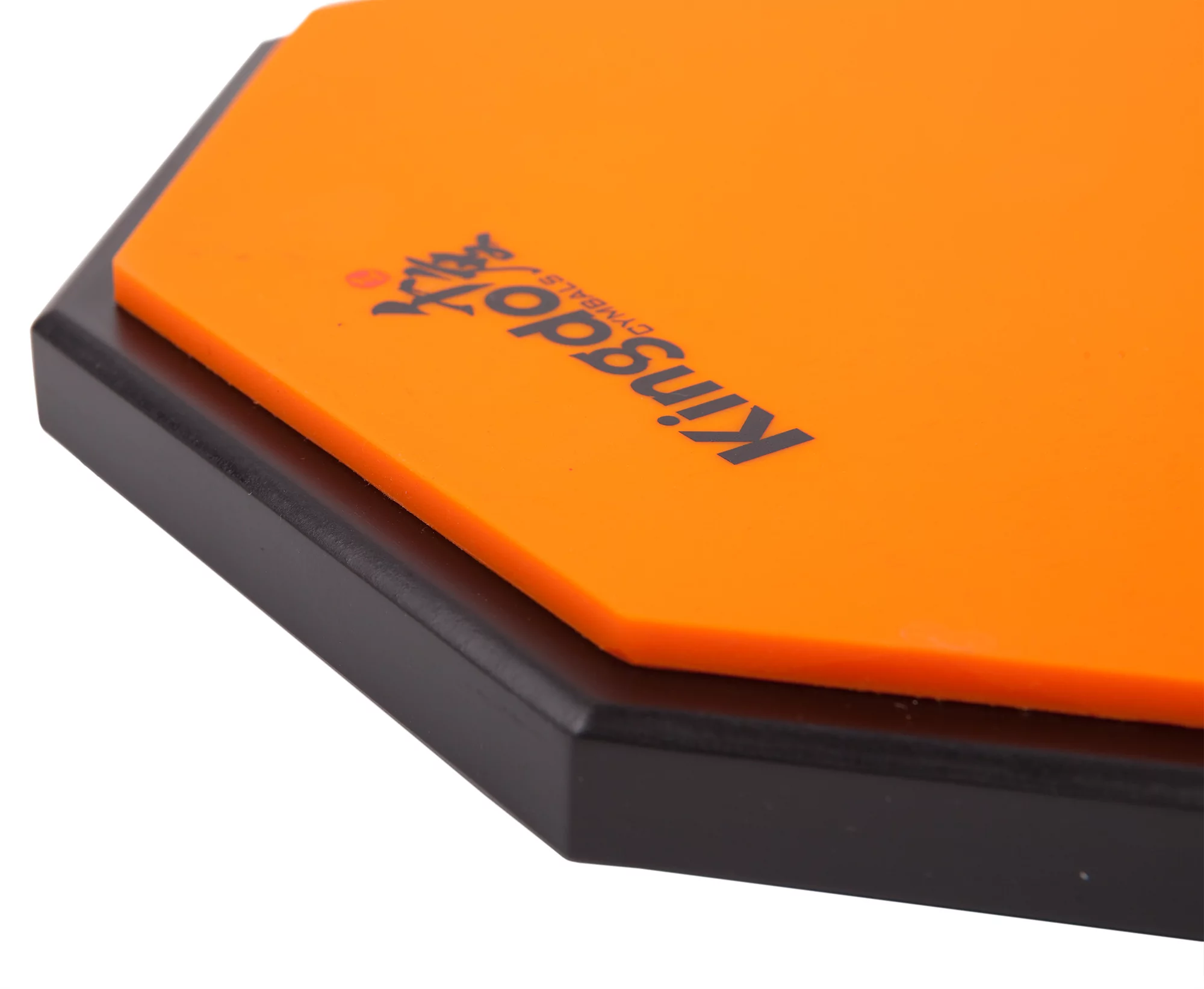 Пэд для занятий 12" KINGDO DRUM PAD SILICAGEL ORANGE 3