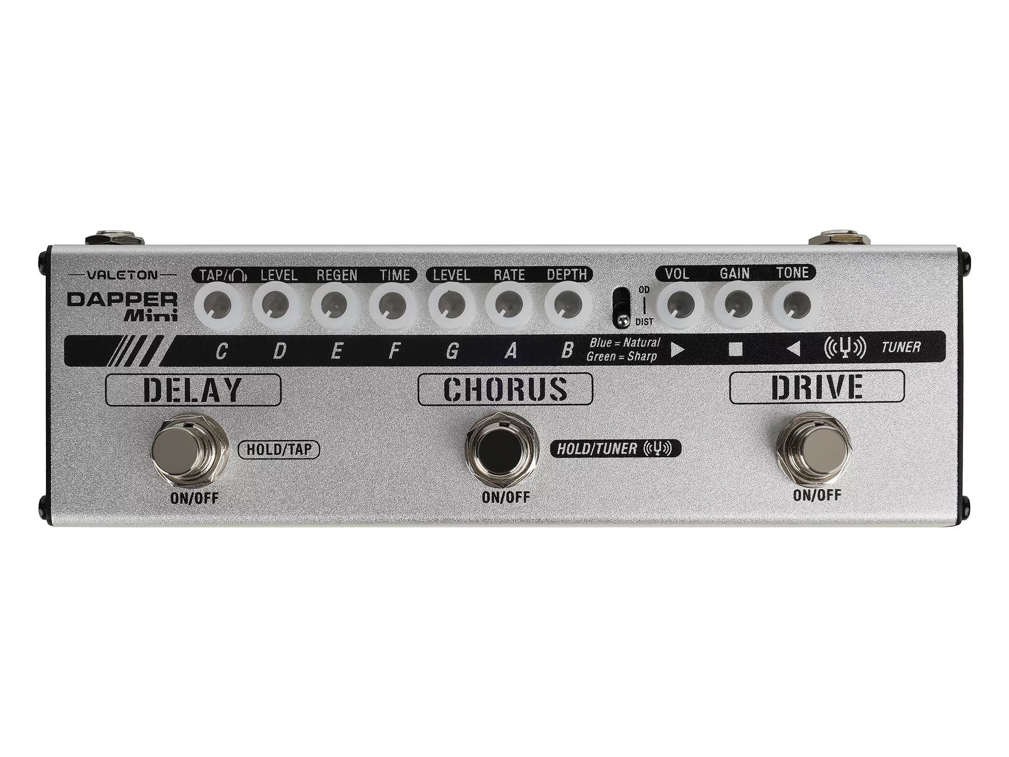 Напольная компактная гитарная педаль Dapper Mini Valeton MES-1 10