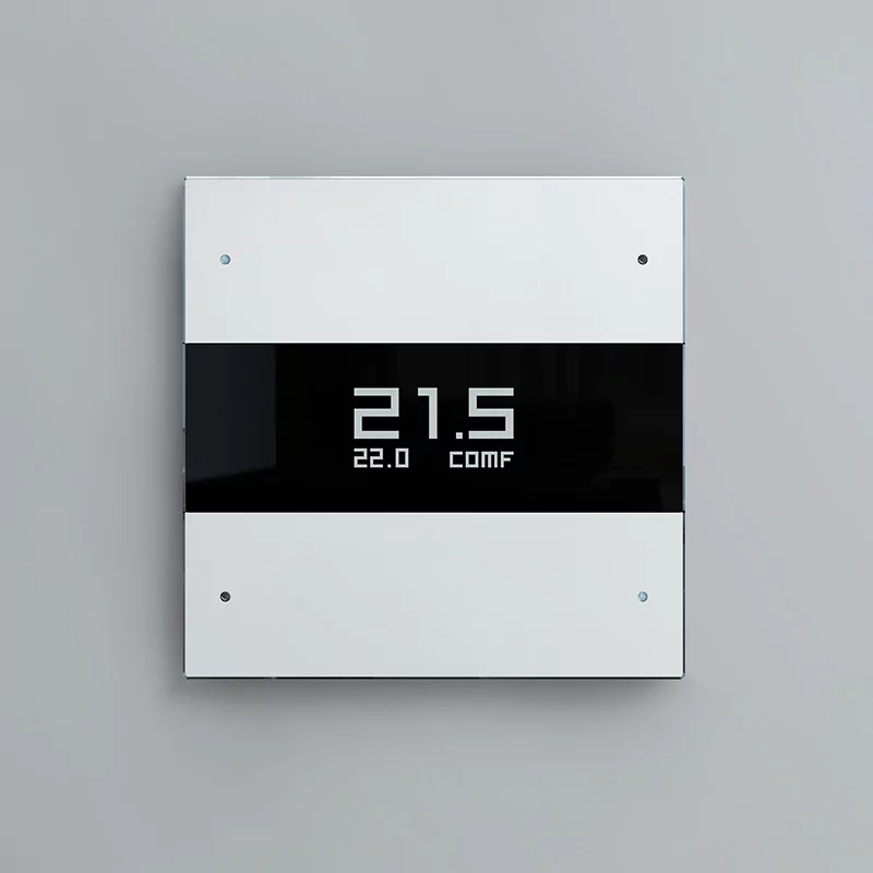 Сценарный выключатель с LED экраном и термостатом iRidi FS-BT6-LED-01 3