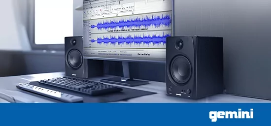 Студийные мониторы Gemini с поддержкой Bluetooth