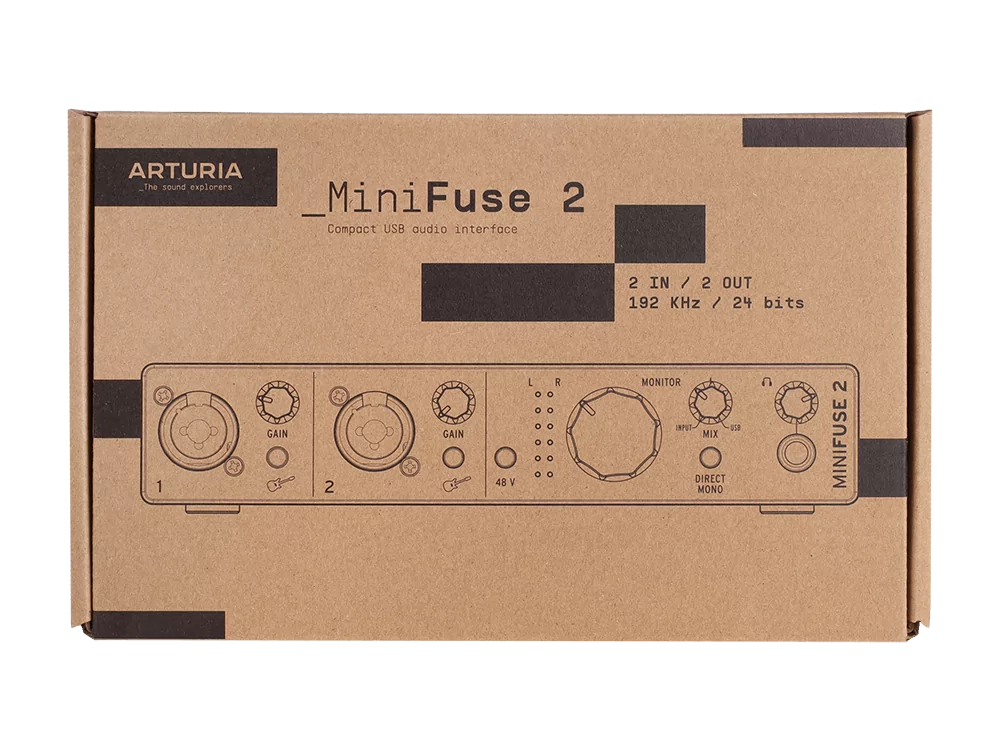 Аудиоинтерфейс USB Arturia MiniFuse 2 White 15