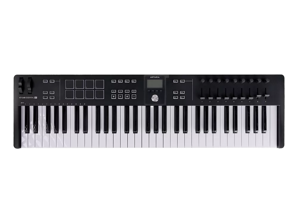 MIDI клавиатура Arturia KeyLab Essential 61 mk3 Black