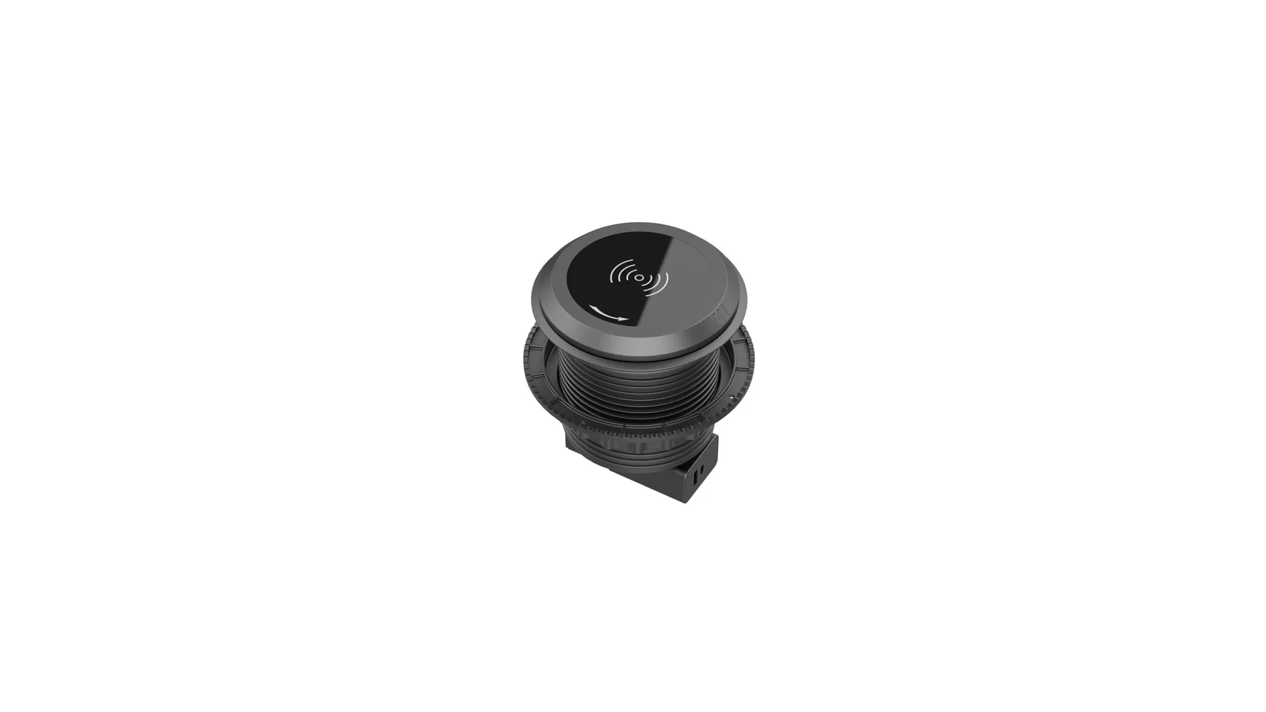 Лючок врезной в стол Wize Pro WRTS-RR-B 3