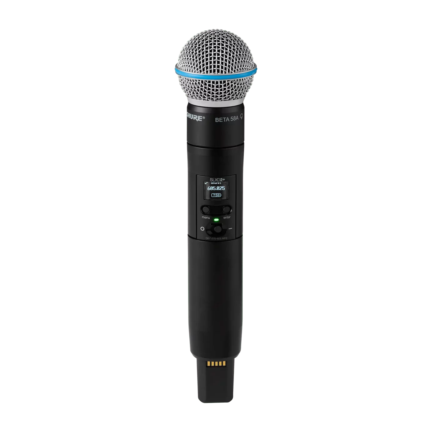 Цифровая одноканальная радиосистема SHURE SLXD24+E/B58-G65 3